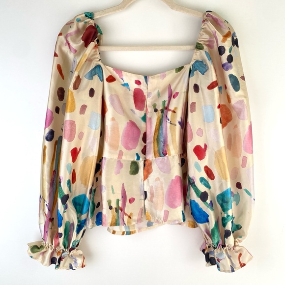 Samantha Pleet Quest Blouse in Palette Print - Picture 4 of 9